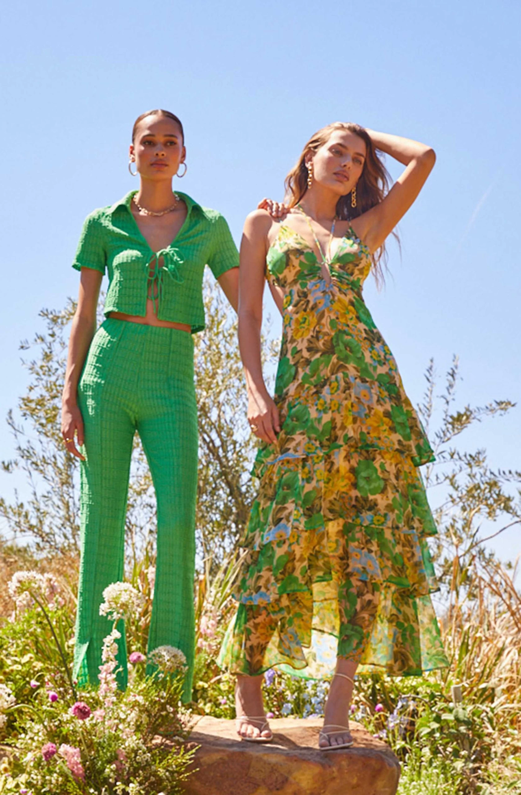 Aneira Floral Tiered Maxi Dress - Image 12